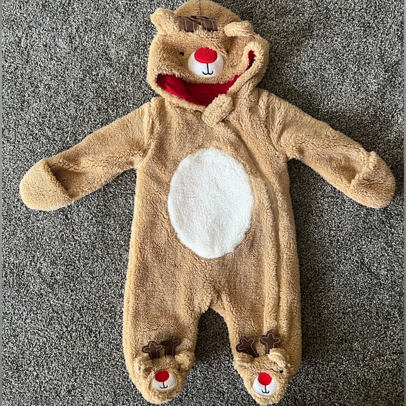 Primark Other - Primark Baby Reindeer Pramsuit 0-3